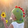 Kids Animal Hood - Warm Hat/Neckwarmer Combo (Dino) view 2