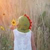 Kids Animal Hood - Warm Hat/Neckwarmer Combo (Dino) view 3