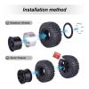 Hobbypark Super Soft 2.2inch Crawler Tires 1/10 Rock Crawling Climbing Tyres Mud fit 2.2 Beadlock Wheels for Traxxas TRX4 Axial SCX10 II Redcat Gen 8 Gen7 Everest 10 w/Foam (4-Pack) view 4