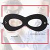 AIMIKE 2Pcs Superhero Masks, Black Felt Eye Mask, Halloween Dress Up, Adjustable Half Mask With Elastic Rope - Great Party Cosplay Accessory view 3