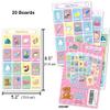 More Fiesta Baby Shower Bingo Game in Spanish, for 20 Players view 2