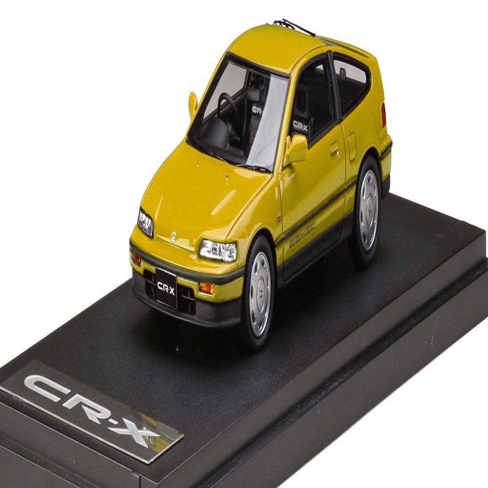 HobbyJAPAN MARK43 1/43 Honda CR-X Si (EF7) Yellow Finished Product