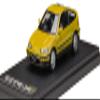 HobbyJAPAN MARK43 1/43 Honda CR-X Si (EF7) Yellow Finished Product view 1