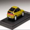 HobbyJAPAN MARK43 1/43 Honda CR-X Si (EF7) Yellow Finished Product view 2