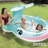 Intex 57440EP Inflatable Whale Spray Kiddie Pool for Kids 2+, 79" x 77" x 36" - Small Blow-Up Splash Pool & Sprinkler, Backyard Toddler Play Center view 4