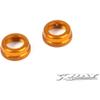 Xray 308353-O XRAY T4 Alum. Shock Cap Nut with Vent Hole - Orange (2) view 1