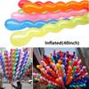 100Pcs 40 Inches Latex Spiral Balloons for Assorted Boys Girls Birthday Party Balloons view 4