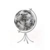 American Atelier Mosaic Decorative Globe, White/Silver/Black view 1