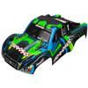 Traxxas TRA6844X Body, Slash 4X4, Green and Blue (Painted, Decals Applied) view 1