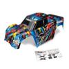 Traxxas Body, X-Maxx, Rock n' Roll (Painted, Decals Applied) (Assembled with Tailgate Protector) view 1
