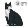 JEKCA Tuxedo Cat 01S | Cat Plastic Building Blocks | Age 14+ view 2
