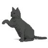 JEKCA Cat 08S-M03 | Gray Cat Plastic Building Blocks | Age 14+ view 1
