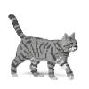 JEKCA Cat 03S-M03 | Tabby Cat Plastic Building Blocks | Age 14+ view 1
