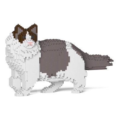 JEKCA Ragdoll Cat 02S-M01 | Cat Plastic Building Blocks | Age 14+