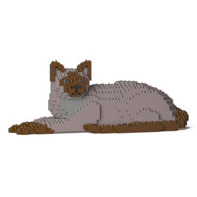 JEKCA Tonkinese Cat 03S-M01 | Cat Plastic Building Blocks | Age 14+