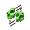 1:10 Baja Rey/Rock Rey/Hammer Rey U4 Upgrade Parts Aluminum Rear Lower Axle Mount Set For Suspension Links - 1Pr Set Green view 1