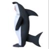 Fun Costumes Hammerhead Shark Costume for Kids - Gray - Small view 2