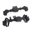 RZXYL Aluminum Alloy Front and Rear Axle Housing Set for 1/10 Traxxas TRX4 RC Crawler Car, Replace Original Plastic Axles Housing (Black) view 1