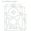 Electric Power Starter Backplate Roto E-Start Drill Plate 11011 for 1/8 Rc Model Car SH (for 15-21 Size Nitro Engine) view 2