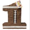 APINATA4U 20" Tall Number One Brown Football Theme Piata view 1