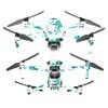 MightySkins Skin Compatible with DJI Mavic 2 Pro or Zoom - Teal Splatter | Protective, Durable, and Unique Vinyl Decal wrap Cover | Easy to Apply, Remove, and Change Styles | Made in The USA view 1