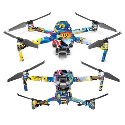 MightySkins Skin Compatible with DJI Mavic 2 Pro or Zoom - Tropical Fish | Protective, Durable, and Unique Vinyl Decal wrap Cover | Easy to Apply, Remove, and Change Styles | Made in The USA
