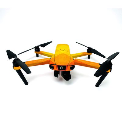 MightySkins Skin Compatible with Autel Robotics Evo - Orange Texture | Protective, Durable, and Unique Vinyl Decal wrap Cover | Easy to Apply, Remove, and Change Styles | Made in The USA