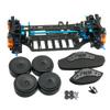 RCLIONS Plastic&Carbon Fiber Shaft Drive 4WD Chassis RC Touring Car Frame Kit for Tamiya TT01 TT01E view 2