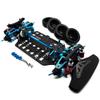 RCLIONS Aluminium Alloy&Carbon Fiber Shaft Drive 1/10 RC 4WD Touring Car Frame Chassis Kit for Tamiya TT01 TT01E view 1