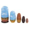 BestPysanky Rooster and Family Wooden Nesting Dolls view 2