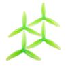 HQProp DP 5.1X4.1X3 Propeller (Set of 4 - Light Green) - 7.5mm - Green view 1