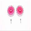GPM For Losi 1/10 Baja Rey 4WD Desert Truck (LOS03008) Upgrade Parts Aluminum +1.5mm Hex With Brake Disk With Silver Lining - 1Pr Set Red view 1