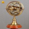 Mahira Nautical 11.5" Engraved Brass Tabletop Armillary Nautical Sphere Globes World Globe Gift A view 1