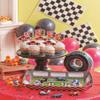 Fun Express Inflatable Tire Balloons Set of 12-8" Racing Car Birthday Party Decorations | Hot Wheels Theme Party Supplies for Kids Race Car Birthday Celebrations & Table Decor view 3