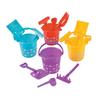 Fun Express Summer Print Beach Play Sets  Colorful Active Play Beach Toys for Kids  Perfect for Outdoor Summer Fun Pool Parties & Beach Adventures  Includes 4pc Set per Dozen Group Play  12 Pieces view 1