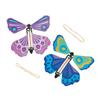 Fun Express Flying Butterfly Gliders - Colorful and Fun Toy Vehicles for Kids Perfect for Outdoor Play Parties Family Events Gift - Ideas Easy-to-Fly Design for Hours of Entertainment - 12-Piece view 1