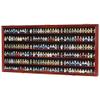 DisplayGifts Toy Minifigures Miniatures Display Case Frame Wall Cabinet Stand 200 Toys Dust Protection, Shelves alos Compatible with 1:64 Scale hot Wheels - Mahogany Finish view 1