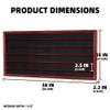 DisplayGifts Toy Minifigures Miniatures Display Case Frame Wall Cabinet Stand 200 Toys Dust Protection, Shelves alos Compatible with 1:64 Scale hot Wheels - Mahogany Finish view 2