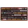 DisplayGifts Toy Minifigures Miniatures Display Case Frame Wall Cabinet Stand 200 Toys Dust Protection, Shelves alos Compatible with 1:64 Scale hot Wheels - Mahogany Finish view 4