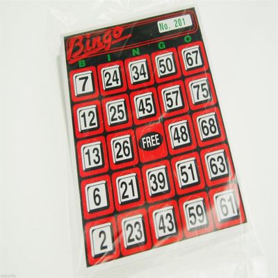 rackcrafts.com Bingo Tombola Loto Lotto Games Accessories Supplies Reusable Cards Pro Grade