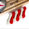 TrainLab Dog Bone Train Track Adapter Connectors (6pcs) (Candy Cane) view 1