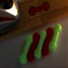 TrainLab Dog Bone Train Track Adapter Connectors (6pcs) (Candy Cane) view 2