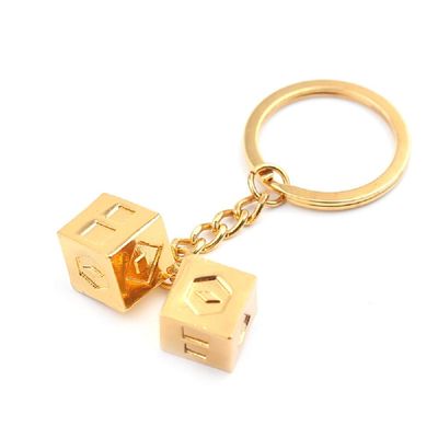Abitoncc Han Solo Lucky Dice Keychian for Millennium Falcon Wars Movies Cosplay Costumes Accessories,The Last Jedi Dice Jewelry