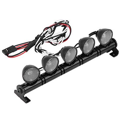 RC Car LED Light Bar, 5-LED Bright Illumination, Off-Road Headlight Lamp, Durable Waterproof Accessory for Night Racing Trail Adventures Enthusiasts