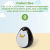 PlanToys Penguin Wobbler Montessori Wooden Baby Sensory Toy for Tummy Time | Cause & Effect Developmental Toy for Babies 6+ Months view 2