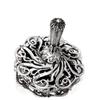 Special 925 Sterling Silver Dreidel Hanukkah art Filigree leaf design with Hebrew letters Dimensions: 1.5"w x 3"h Weight - 50gr view 3