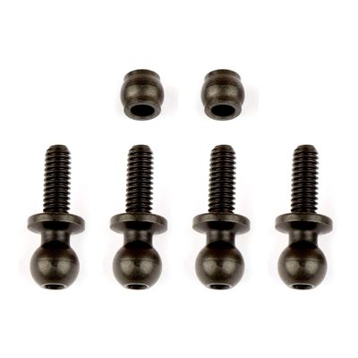 Ballstuds, 4.3x12.5 mm, long neck