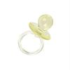 36 pcs Baby Shower Party Games Acrylic 2.5" Pink Blue Baby Pacifier Favors Supply (Yellow) view 1