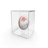 FixtureDisplays 2PK Acrylic Display Case 3.4" Cube Baseball Display Case Golf Ball Showcase with Lift-Off Top, Removable Riser, Clear Acrylic 19387-2PK-NF view 3