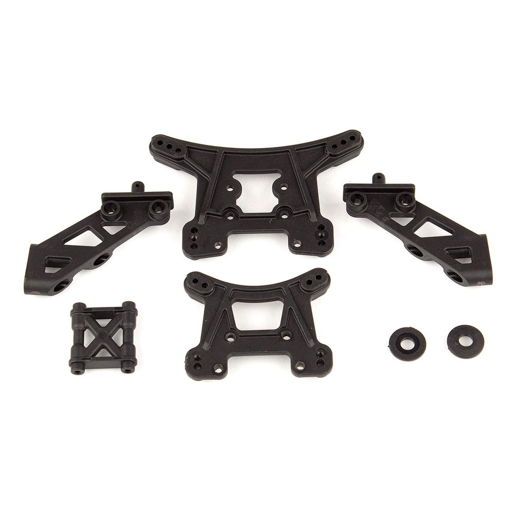 Team Associated Front and Rear Shock Towers & Wing Mounts:14B,14T, ASC21503